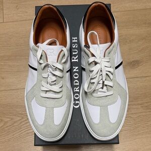 Gordon Rush Men's White and Light Gray Palomar Sneakers